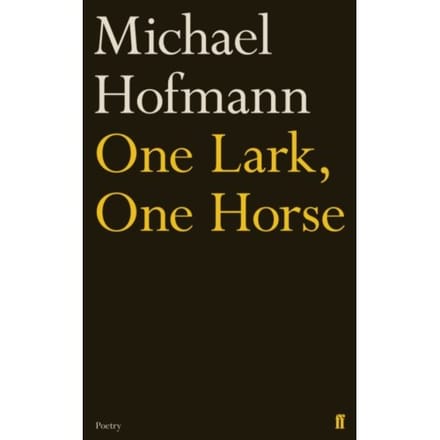 One Lark, One Horse - Michael Hofmann