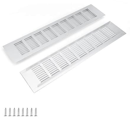 Aluminium Ventilatierooster 400 mm - 2 Stuks voor Optimale Luchtcirculatie