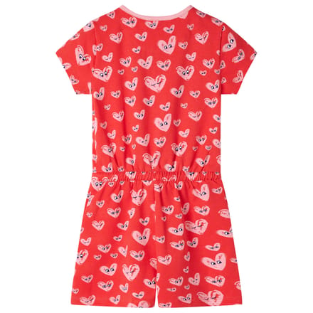 vidaXL - Kinderjumpsuit - 104 - rood