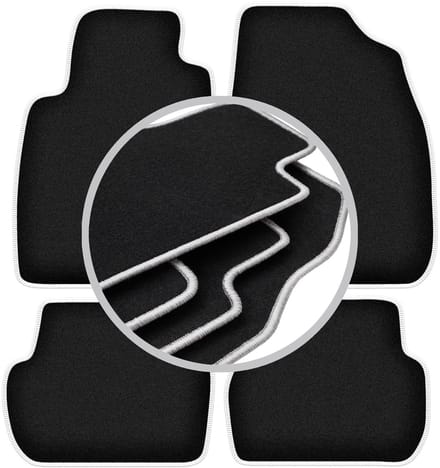 CARLUX-SILVER automatten voor: Toyota Starlet P9 hatchback (1996-1999)