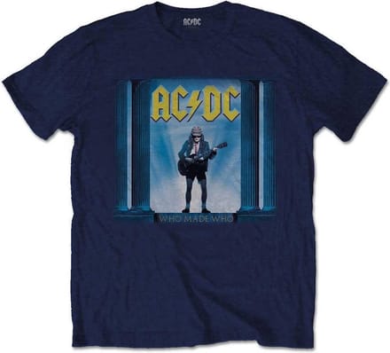 AC/DC - Who Man Who Heren T-shirt - M - Blauw