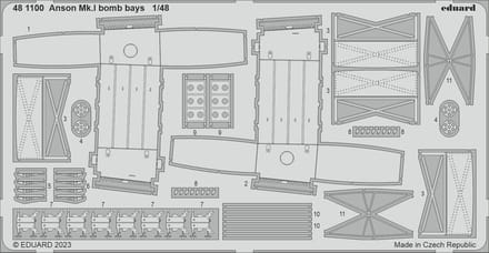 Eduard Modelbouwpakket - BIG49363 Accessoires for Avro Anson - Accessoires set - 1:48 - Modelbouw