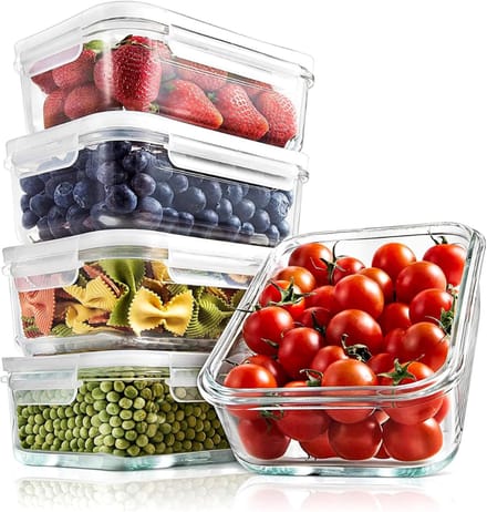CLGP® Meal Prep Bakjes Glas - Vershoudbakjes - Mason Jar