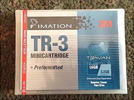 3M/Imation TR-3 MiniCartridge 1.6GB Preformatted