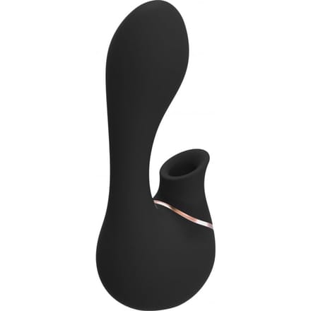 Irresistible Vibrator Met Zuig Functie Mythical - Zwart