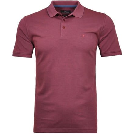 Ragman Uni Polo Light Cotton Mix Berry Melange / male