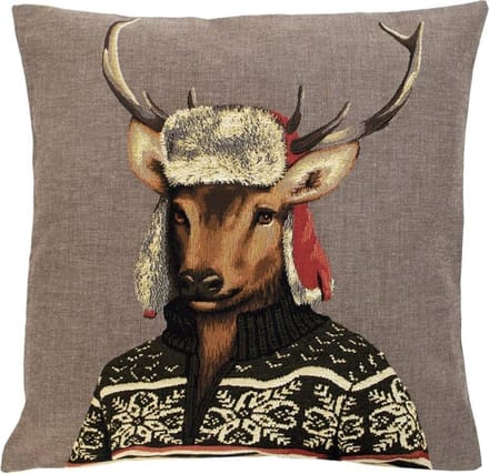 gobelin kussen nordic hert 45x45cm