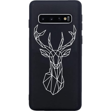Mocaa Samsung Galaxy S10 Plus Hoesje Elk Zwart