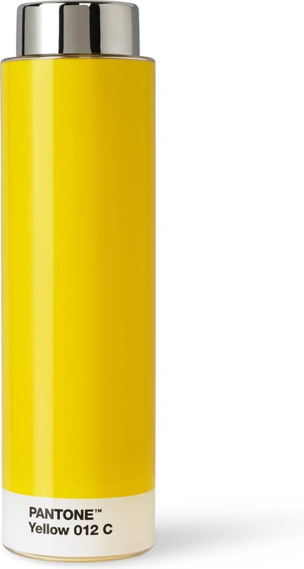 Pantone - Yellow 012C - Tritan/staal - 500ml