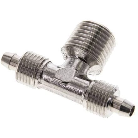 6x4 & R1/4'' RVS 1.4404 T-Opsteekkoppeling Buitendraad