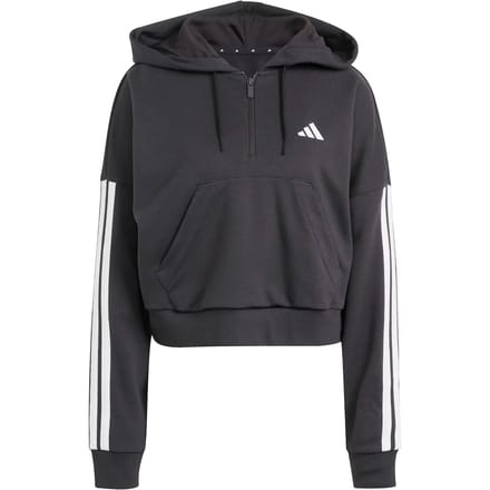 Dames Sweater met 1/4 rits en capuchon adidas Essentials 3-Stripes