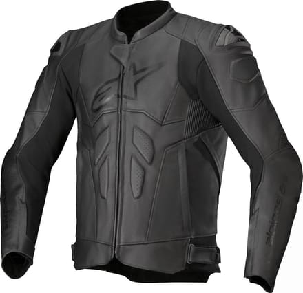 Alpinestars Dusk Zwart Leren Motorjas - Maat 52 - Jas