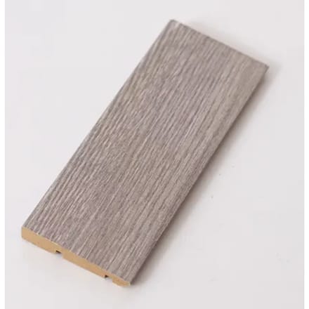 Quick-step Muurplint Hoge Plint - Tenna Grijs Eiken - Mdf - 240cm - 10x60mm