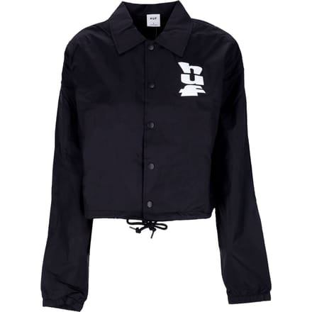Coach Jacket Megablast Crop Coach-jack voor dames, zwart