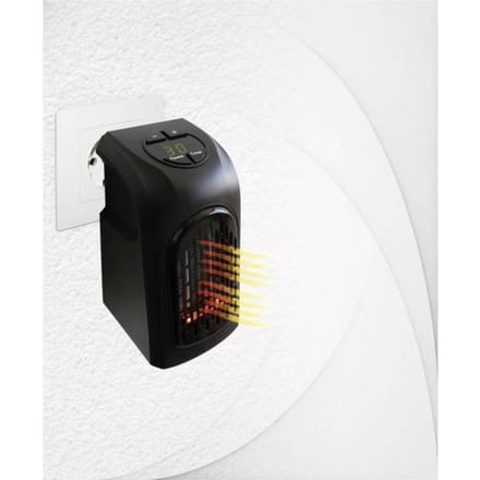 Radiateur soufflant pour prise de courant - Livington M11288 - Noir - 20 m²