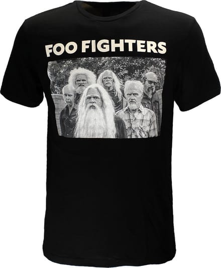 Foo Fighters Old Band Photo T-Shirt - Officiële Merchandise - S