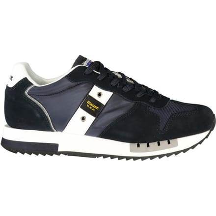 Blauer Blauw Polyurethaan Heren Sneaker