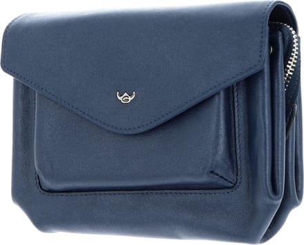 Golden Head Leren clutch portemonnee Valencia RFID Protect Börsentäschchen 2850 Saphir donkerblauw
