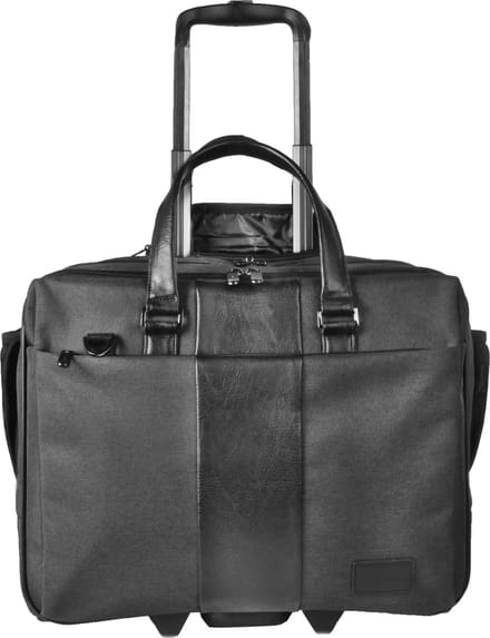 Dermata Business Laptop Trolley Canvas 3497CV Zwart