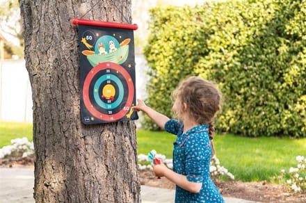 SCRATCH Magnetische Darts - Astronaut (L) - 36X55Cm - 2-Zijdig - 5 Jaar