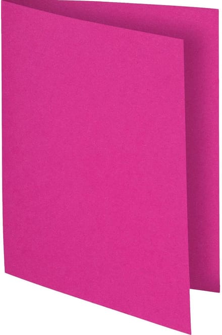 Exacompta 10x FLASH 80 - Pak van 100 inlegmappen - Fuchsia - 150020E