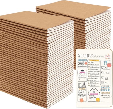 64 Stuks Mini Notitieboekjes Bulk - Compact Formaat voor Notities en Schetsen
