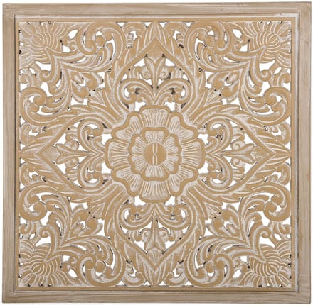 YONORA - Wanddecoratie - Lichte houtkleur - MDF