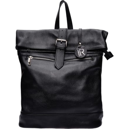 Isabella Rhea Zwart Rundleer Tas