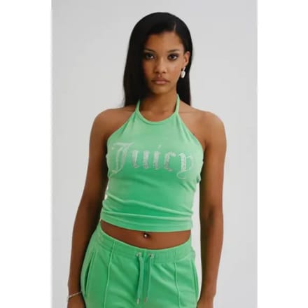 Juicy Couture Etta Halter Top Zalm M