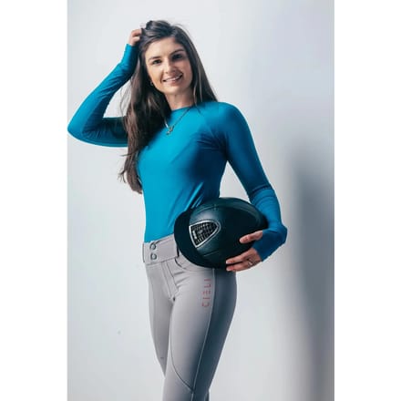Dames-T-shirt met lange mouwen Cieli Equestrian Sophie