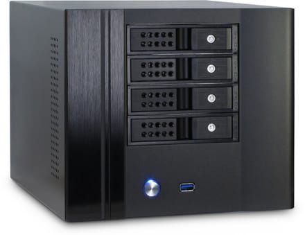 Inter-Tech SC-4004 Small Form Factor (SFF) Zwart computerbehuizing