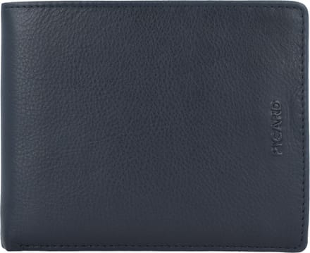 PICARD portemonnee Brooklyn Trifold Wallet Black zwart