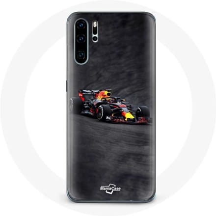 Hoesje - Formule 1 - Samsung Galaxy P30 Pro - Max Verstappen - Zwart, Rood, Geel - Hard zwart