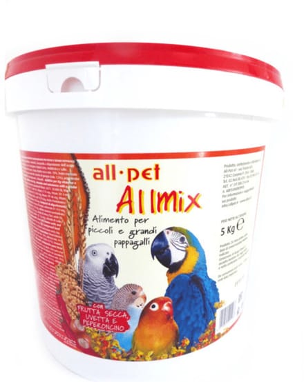 Allmix voor papegaaien en parkieten 5KG