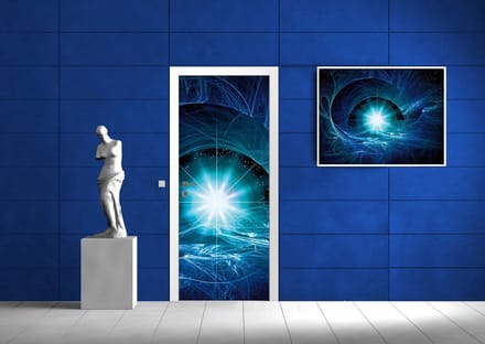 Cosmic Star Abstract Photo Wallcovering