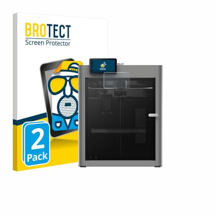 BROTECT - Screenprotector voor Bambu Lab P2S 3D Printer - Folie Beschermfolie matte 2 Stuks