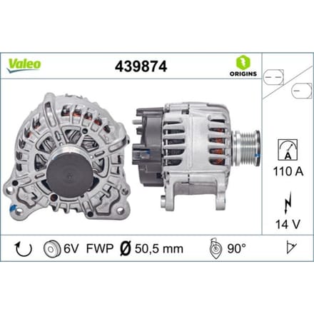Driefasige generator VALEO ORIGINS NEW VALEO 439874