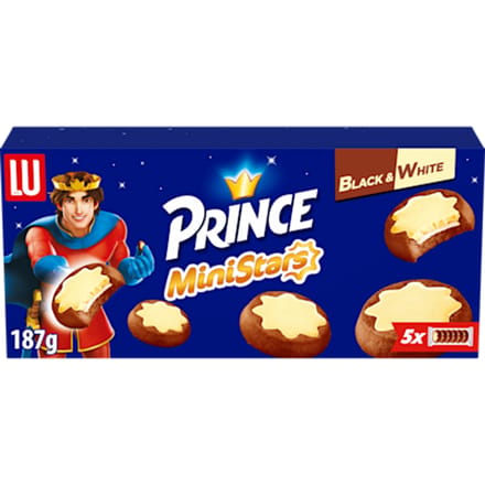 Prince MiniStars Koekjes Black & White