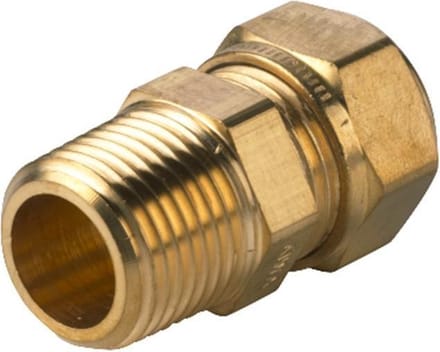 VSH Super Knel Messing knel puntstuk 1/2 x12mm conisch