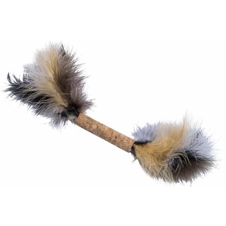 Kattenspeeltje kurken stok met bel Nobby Pet