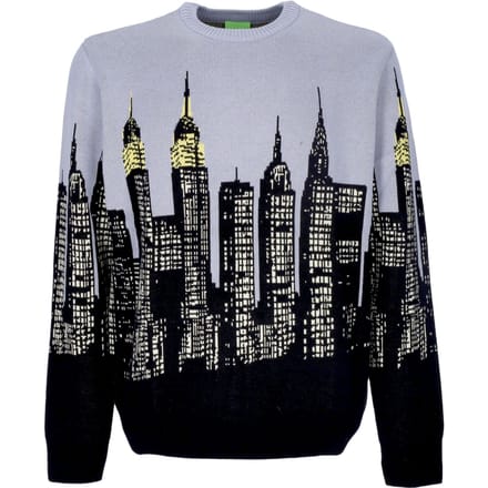 Skyline Crew-sweater heren lichtblauw