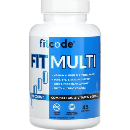 Fitcode, Fit Multi, Compleet Multivitaminecomplex, 90 Tabletten