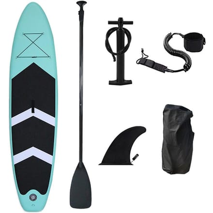 Opblaasbare Standup Paddle Board Surfplank Watersport Kajak Surfset met Paddle Board Staartvin veelkleurig