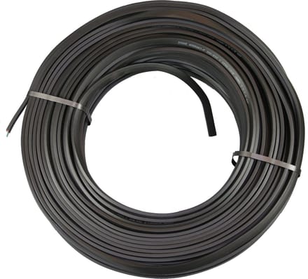 Benson Stroomkabel Prikkabel - 2 x 1.5 mm² - 100 meter - Zwart - Voor Buitenverlichting