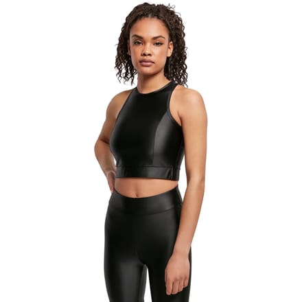 Urban Classics - Shiny Sport top - XS - Zwart