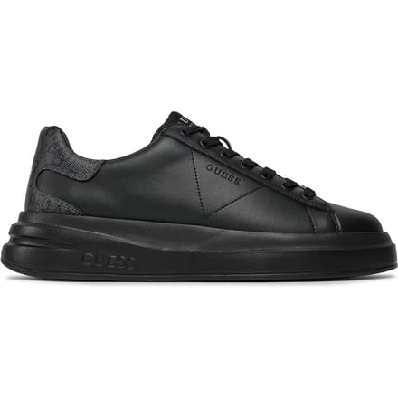 Sneakers met leren patches, model 'ELBA'