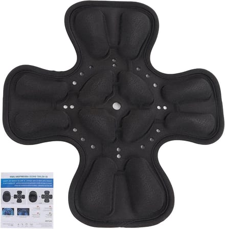 Motorhelmkussen - Universele vulling - Comfortabel rijden - Schokabsorberend ontwerp - 1.3 cm dik - Zwart