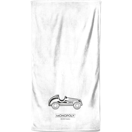 Monopoly Car Figure Beach Towel