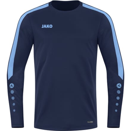 Jako Power Sweater Kinderen - Hemelsblauw / Marine | Maat: 128