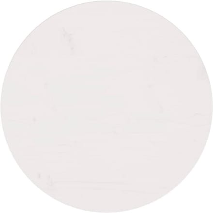 Tafelblad Rond - Houten Blad - Eettafel Maken - Massief Grenenhout - 60 x 25 cm - Wit